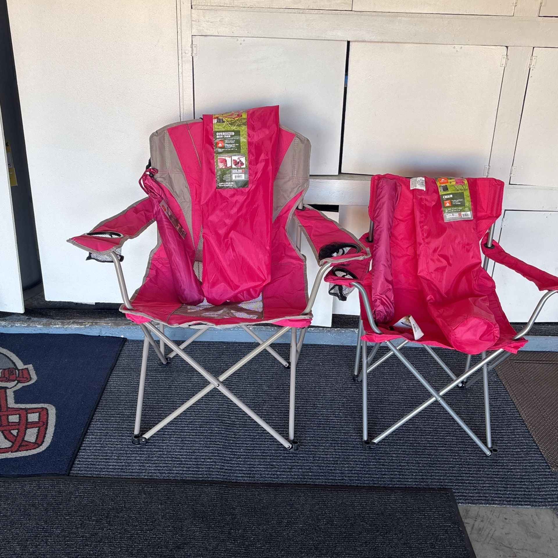 Brand New Mesh Chairs With Brand New Umbrellas