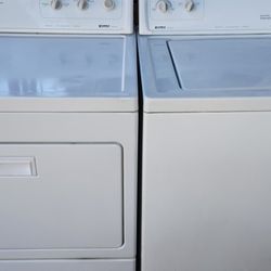 Kenmore Washer And Gas Dryer Super Capacity And Heavy Duty Works 