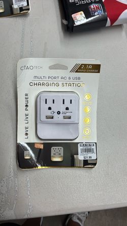 CiaoTech Multi Port AC & USB Charging Station