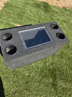 Speaker box 12 " plexiglass
Old school