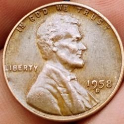 1958 D Wheat Penny 