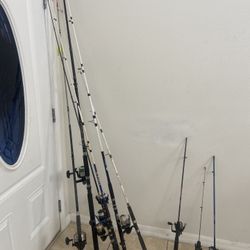 Huge Fishing Bundle – Rods, Reels, Tackle Boxes, Lures, Weights, Line & Gear (Close to $300 Value