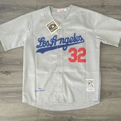 Los Angeles Dodgers Koufax Gray Jersey 