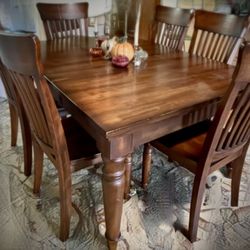 Dining Table + Six Chairs