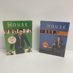 House Complete Seasons 1 & 4 DVD TV series Fox medical Hugh Laurie Sealed- B994