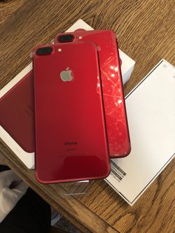Brand New Mobile 128/256gb Apple iPhone 7 Plus limited Red Edition APPLE WARRANTY to 19 for Sale in Colorado CO -