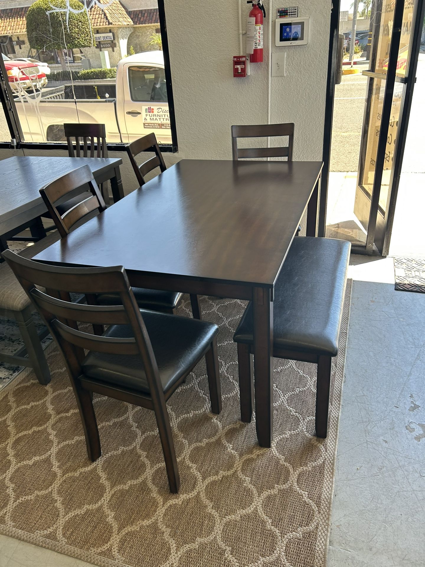 Dining Table Set 6 Pieces 