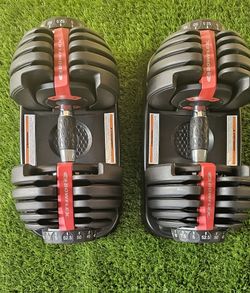 BOWFLEX DUMBELLS ADJUSTABLE 52.5 LIKE NEW