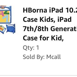 iPad 7th/8th generation case with cat ears