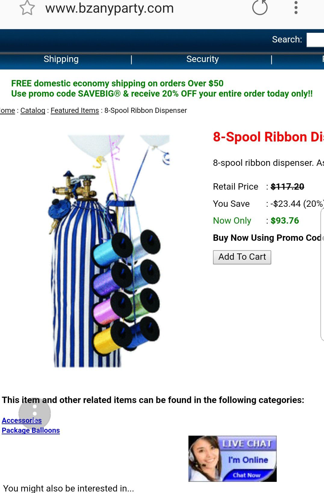 Balloon ribbon holder for Sale in Downey, CA - OfferUp