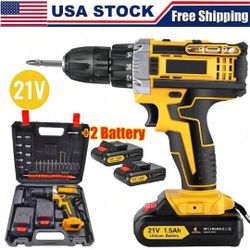 . $39  Cordless Impact Drill And Regular Screw🪛 Driver Drill 21V