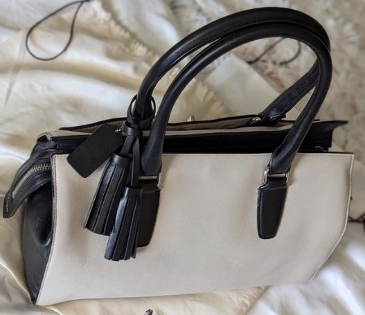 Coach Legacy Two Tone Chelsea Leather Carry all