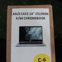 Asus C423 14" Celeron 4/64 Chromebrook
