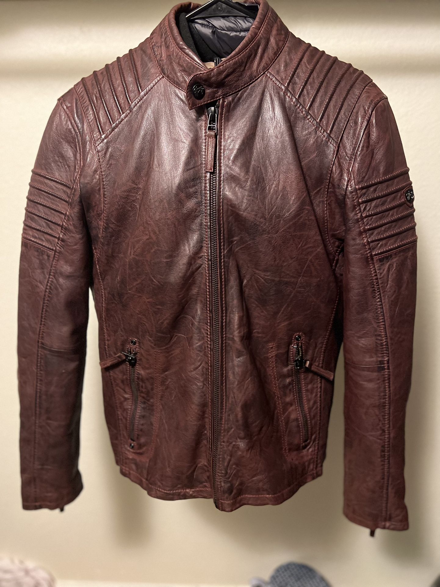 Italian Leather Biker Jacket
