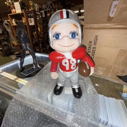 Ceramic Football Player
