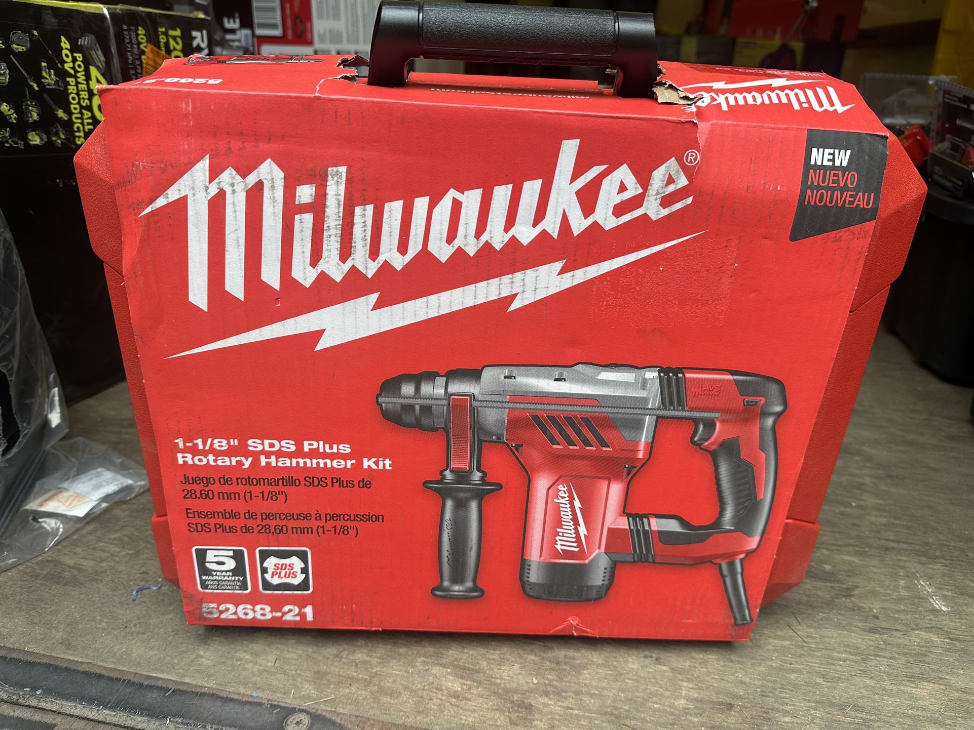 Milwaukee 1-1/8 in. Corded SDS-Plus Rotary Hammer