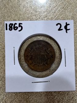 1865 US Two-Cent Piece