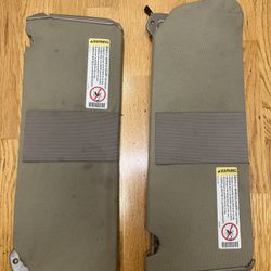 OBS Chevy Tahoe Yukon Suburban Sunvisor Set - Tan / Beige