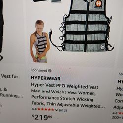 Hyperwear PRO Weighted Vest