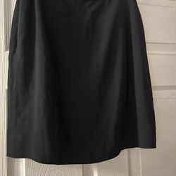 Tahari Black Skirt size 10 petite 