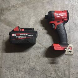 Milwaukee Impact Driver And Battery 