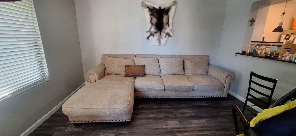 Couch Sofa With Chaise MOVING SALE