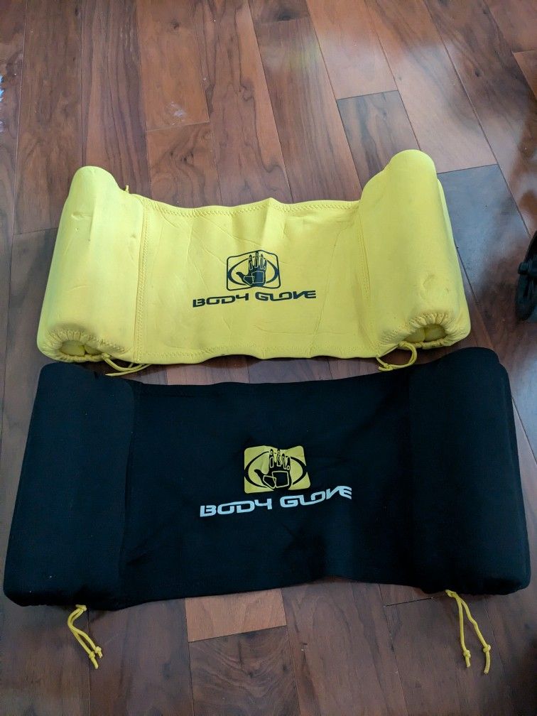 2 Body Glove Hammock Pool Floats With Foam Inserts, Not Inflatable, Better Quality Chest Width Size $20 FIRM!!! 