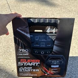 Never Opened Jump Starter 750 Cca
