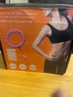 Purple Weighted Hula Hoop for Women - Fitness & Toning Hoop