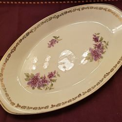 14" Vintage Soviet Porcelain Platter


