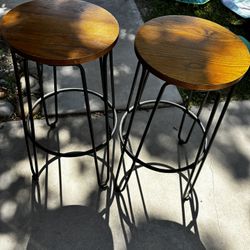 Set Of 2 Bar Stools 