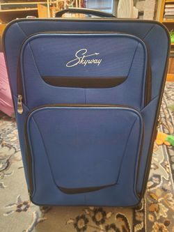 Blue Carry on Luggage 21"