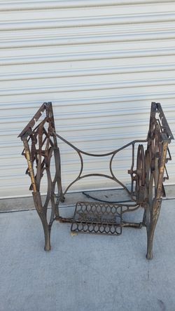 Metal sewing machine legs