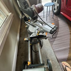 Circular Saw. 12”. Chicago Brand With stand