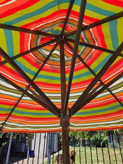 World Market patio umbrella