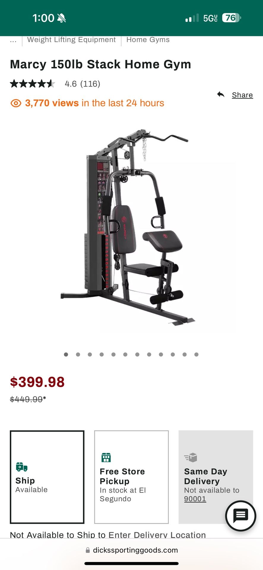 Marcy Classic Home Gym