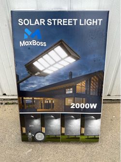 2000W Solar Sensor Street Light