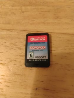 Nintendo Switch Monopoly Game Only