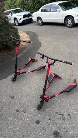 Yvolution Y Fliker Lift drift scooters—both fully working