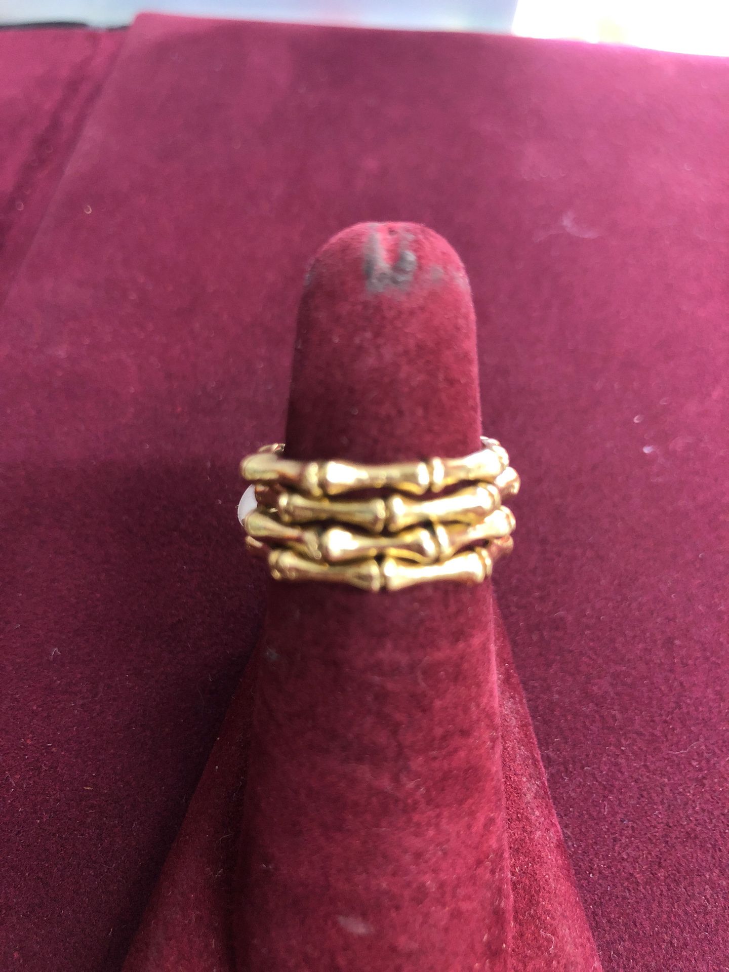 Bamboo style Rings