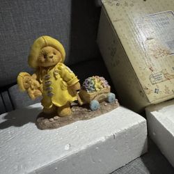Cherished Teddies Joyce “Plant A Rainbow And Watch It Grow” 1997 Figurine