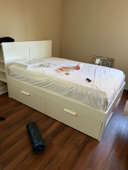 Mattress headboard and frame