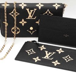 LV crossbody and wallet 1:1 