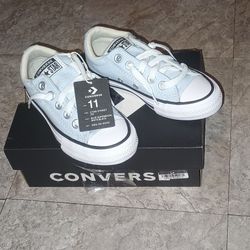 Converse Baby Blue Shoes New 
