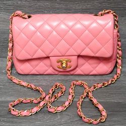 Chanel Small Classic Flap Bag Pink