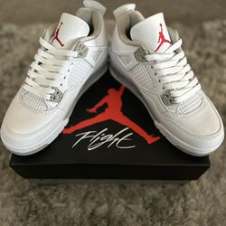 Air Jordan 4s White/Oreo