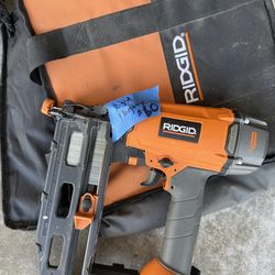 Rigid Angled Nailer 16 gauge with case and instructions, $60 cash