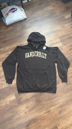 New FANATICS Vanderbilt Pullover Hoodie Sweatshirt sz L