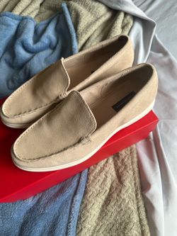 Joseph Abboud men’s suede shoes light beige size 10.5