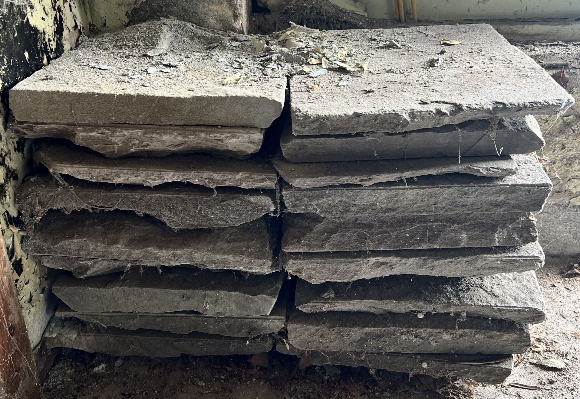 York Stone paving slabs.
